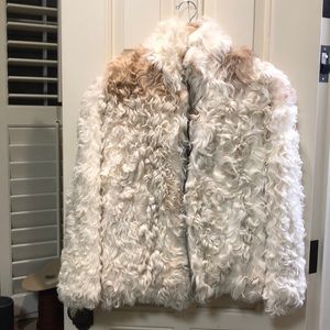 NWOT Overland sheep curly lamb jacket